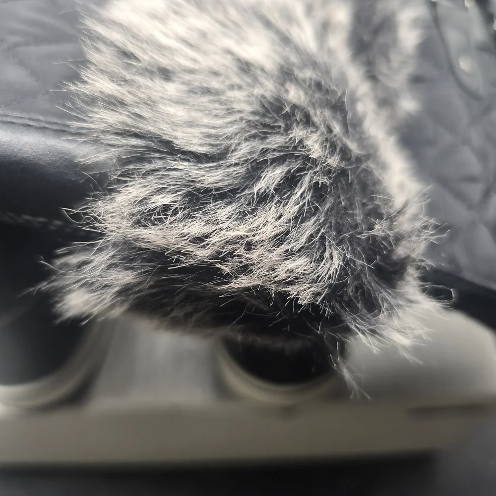 Women's‎ Quilted Black Winter Boots with Faux Fur